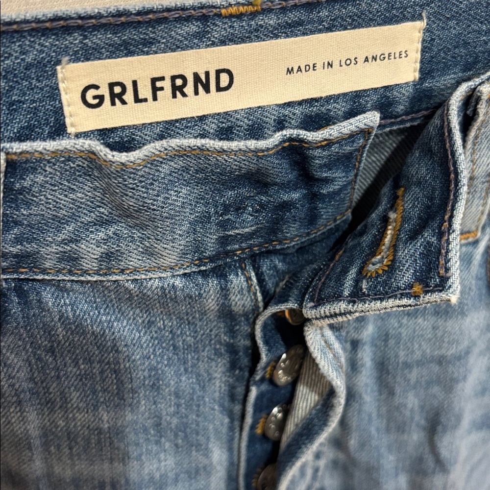 GRLFRND Bella Low Rise Boyfriend in West Village, Size: 25 - Picture 7 of 9